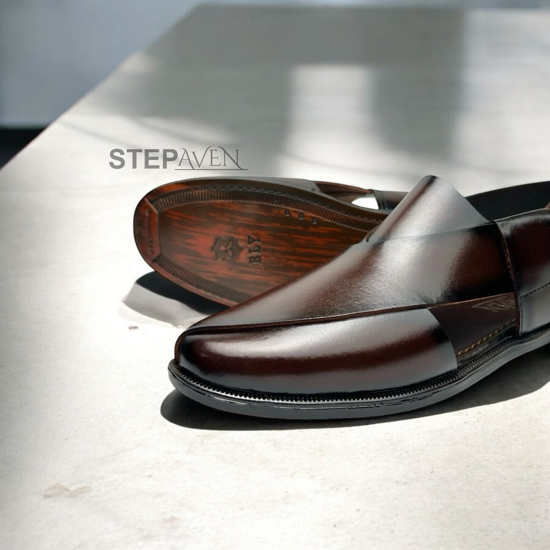 BD-1081 (BROWN LEATHER FORMAL)