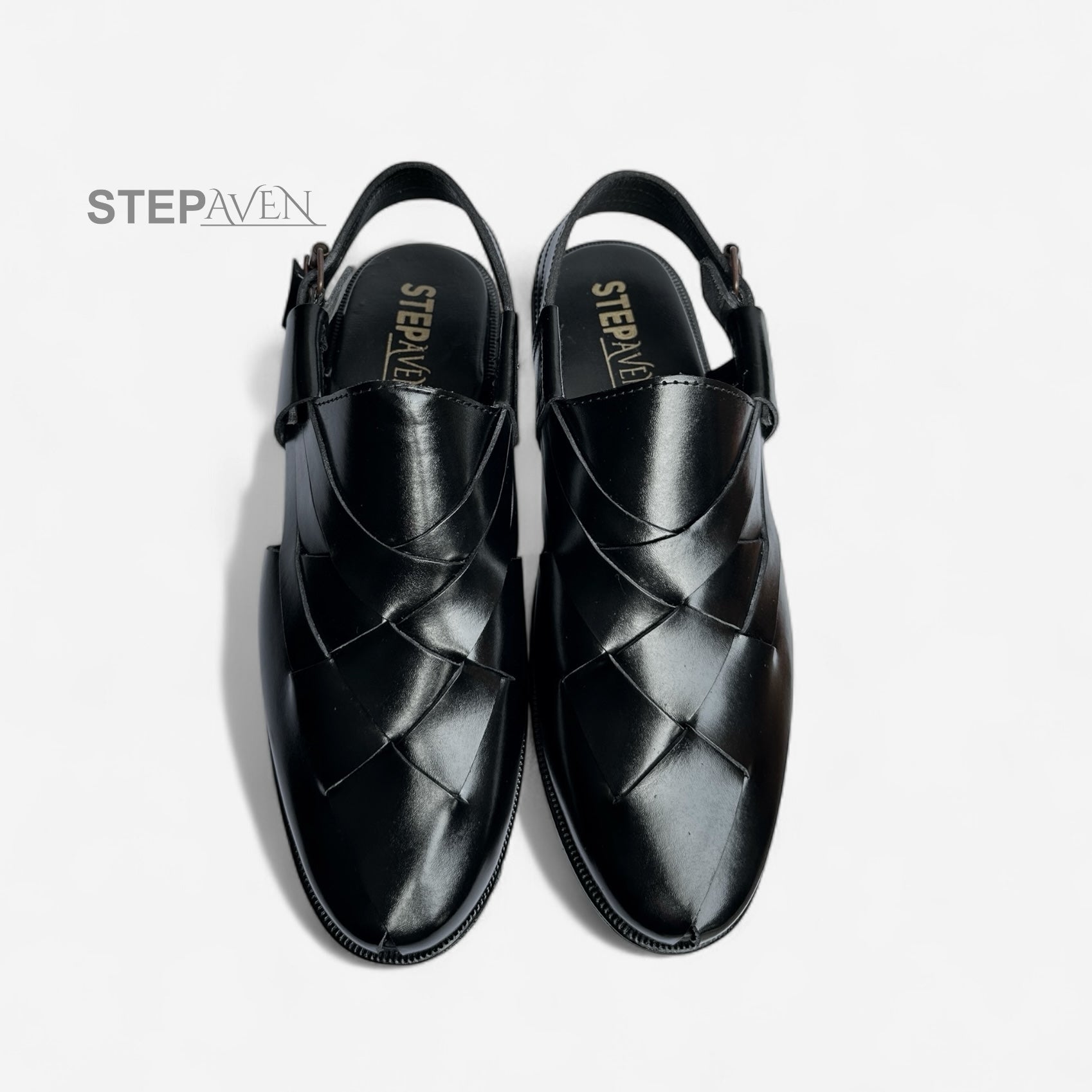 BX-1095 (BLACK LEATHER BRAIDED)