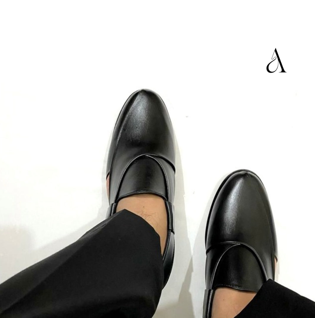 BN-1188 (BLACK LEATHER FORMAL)