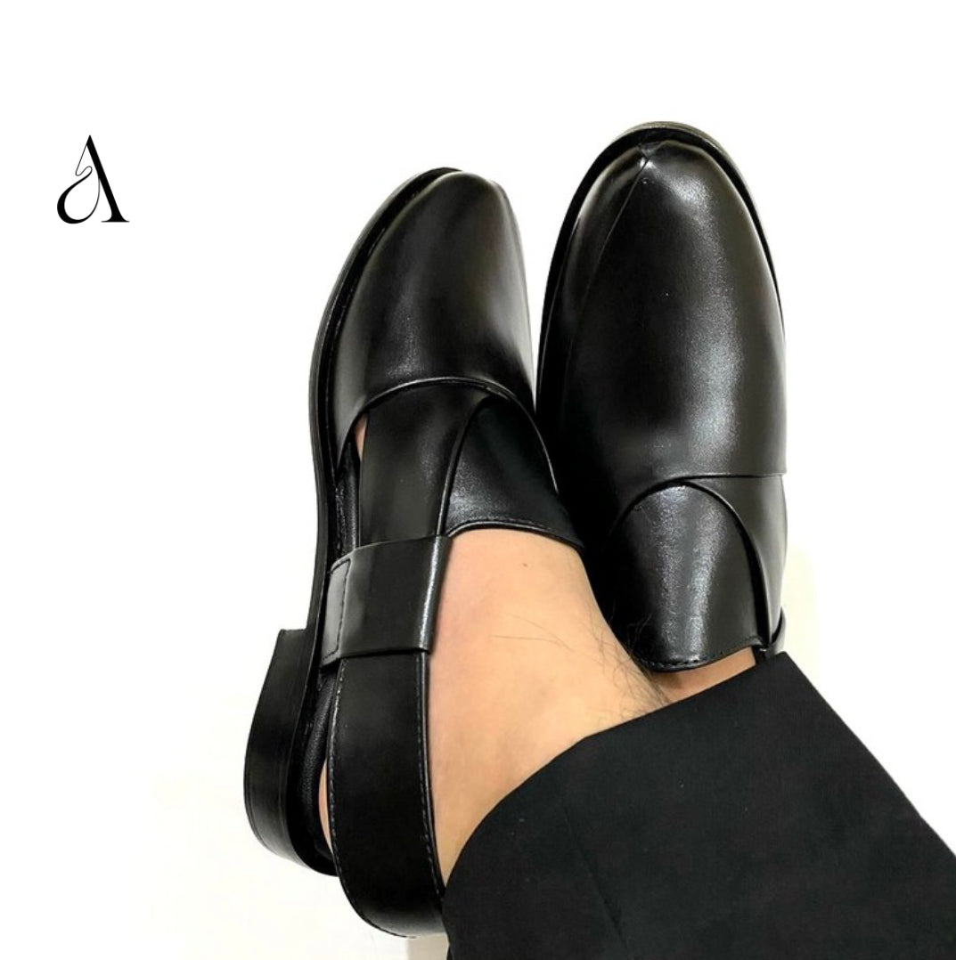 BN-1188 (BLACK LEATHER FORMAL)